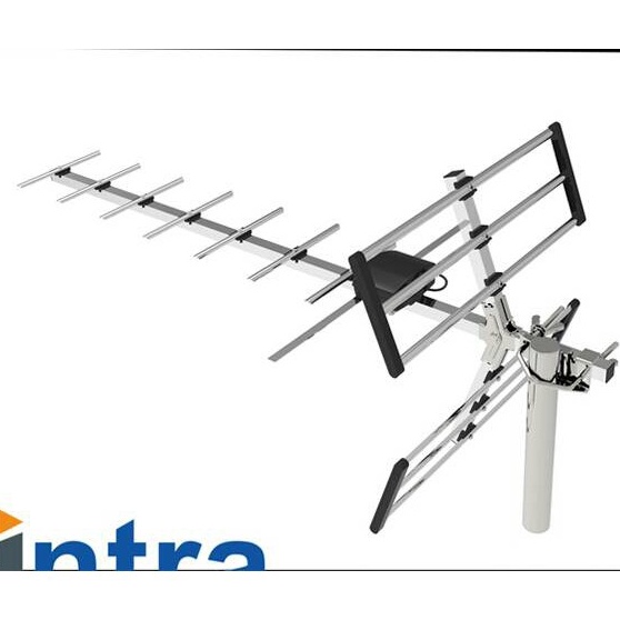 Laris ANTENA TV LUAR INTRA HM 003 OUTDOOR DIGITAL LED LCD DENGAN KABEL Terlaris