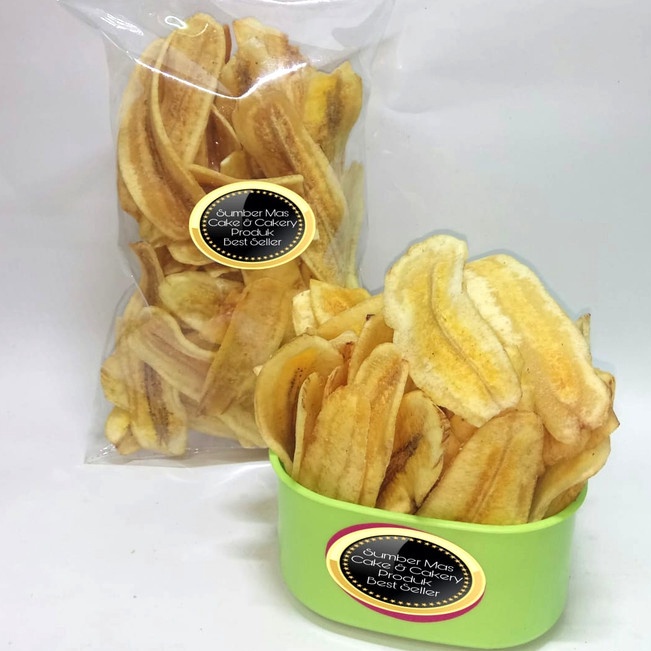 

KERIPIK PISANG KEPOK 250 gr / KERIPIK PISANG ASIN / KERIPIK PISANG RENYAH