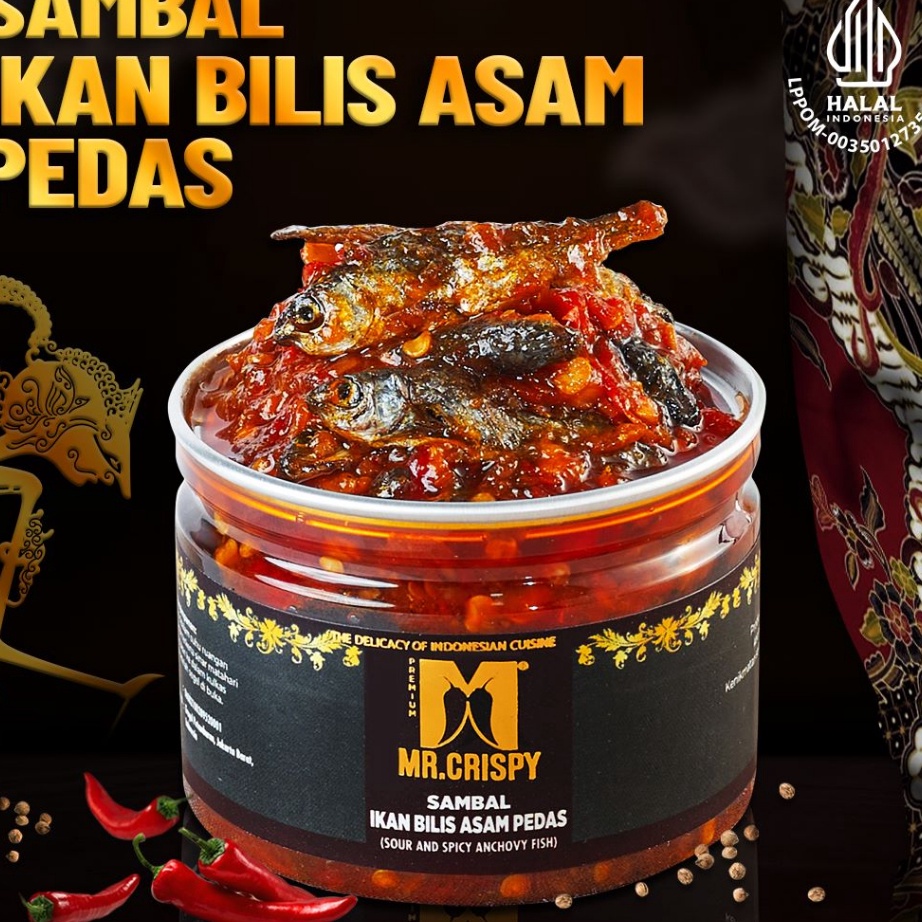 

Diskon Sambal Ikan Bilis Asam Pedas/Sambel Mr. Crispy Terkini