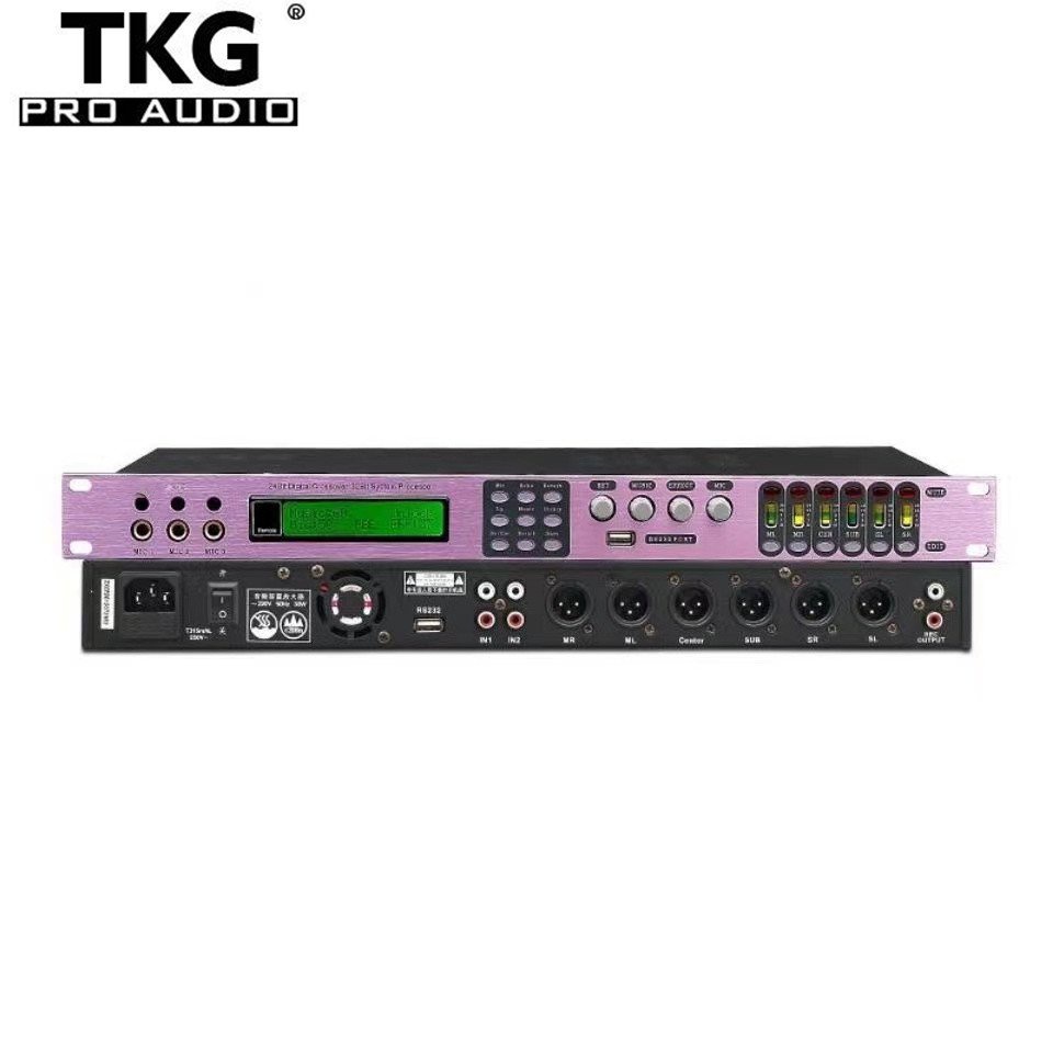 ✅&TKG Professional karaoke stage audio stage reverb effect X6 audio effector sound system profesiona