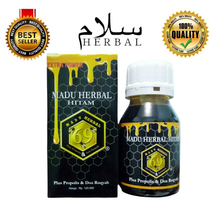

Madu Hitam Pahit Plus Propolis Madu Murni Asli Herbal 69