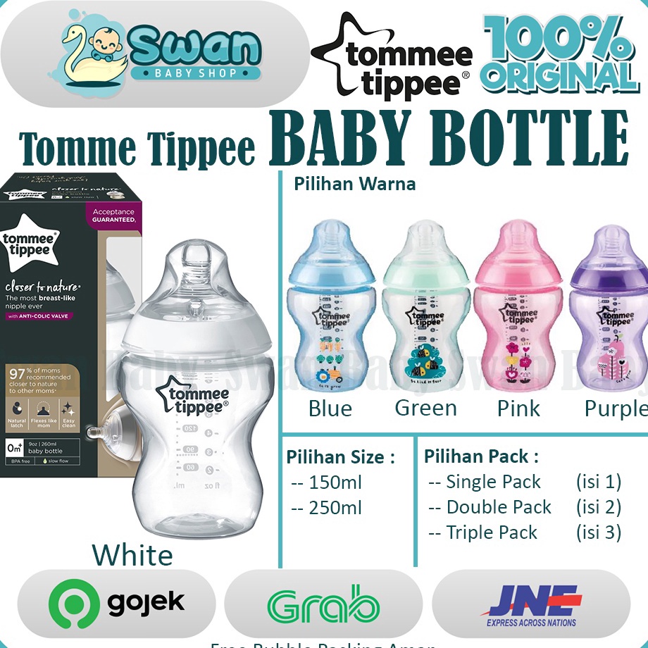 Terkini Tommee Tippee Bottle Feeding / Botol Susu (150 ml / 260 ml )