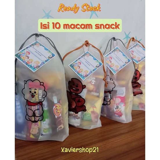 

VSPX4806 【FsASH SALE】 READY Paket Snack Komplit Kemasan Pouch Serut (FREE CARD)