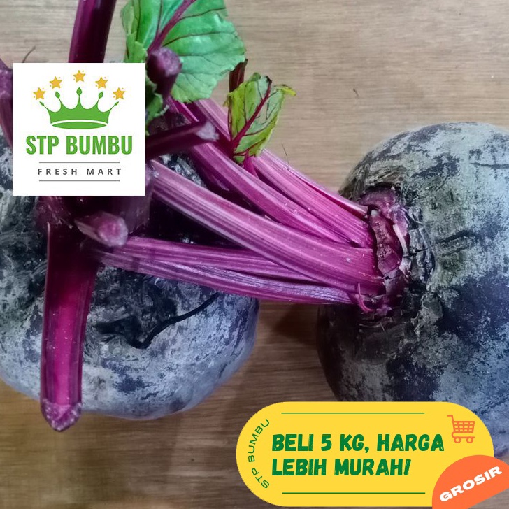 

➵➭✬ Buah Bit Beet Root Segar Fresh 1 kg Grosir