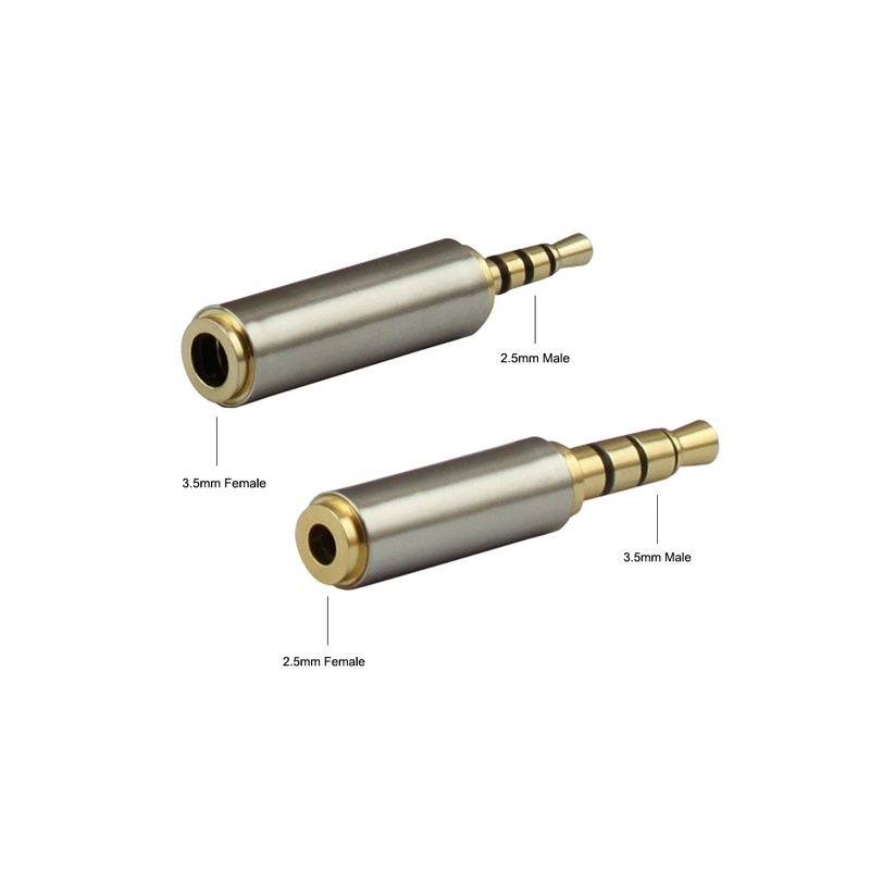 ✅&2021 High Quality  3.5mm to 2.5mm / 2.5 mm to 3.5 mm Adapter Converter Stereo Audio Headphone Jack