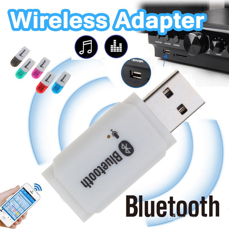 ✅&Wireless Mini USB Wifi Audio Adapter Bluetooth Transmitter Receiver Dongle For Desktop Laptop Wind