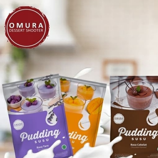 

Pasti Murah [SERIES] Omura Dessert Shooter Puding Susu Instant Aneka Rasa Pudding Omura Powder