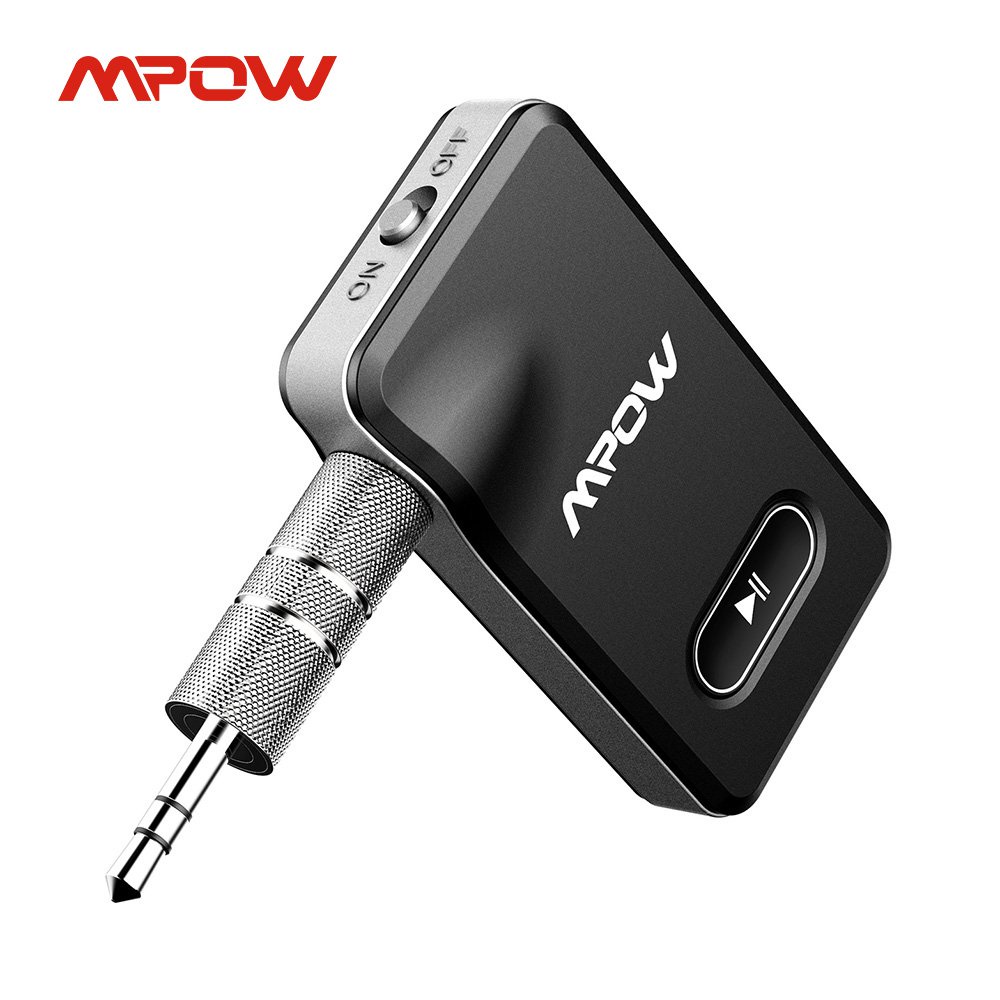 ✅&Mpow BH129 Bluetooth Audio Receiver V5.0 Wireless Adapter with CVC6.0 Noise Cancelling Mic Handsfr