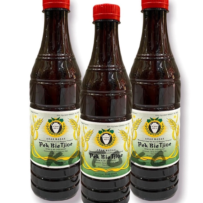 

Arak Masak Pek Bie Tjioe / Arak Masak Putih Pek Bie Tjioe 600ml