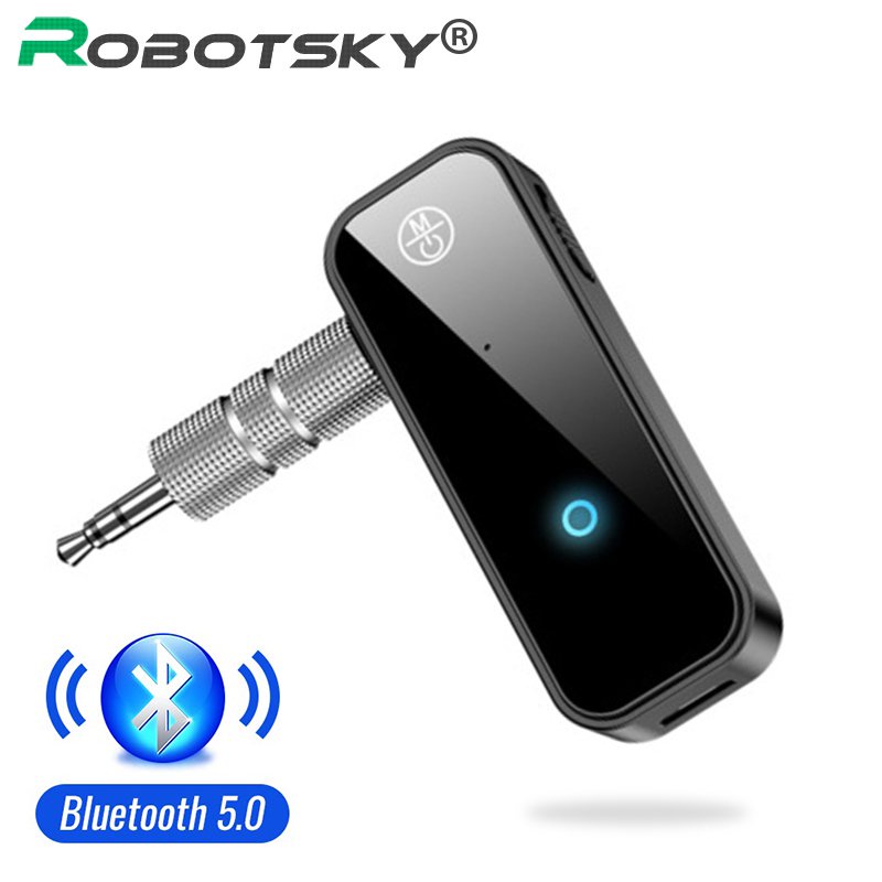 ✅&amp;2 in 1 Bluetooth 5.0 Receiver Transmitter Adapter 3.5mm Jack For Car Speaker TV Music Audio Aux Headphone Receiver Handsfree