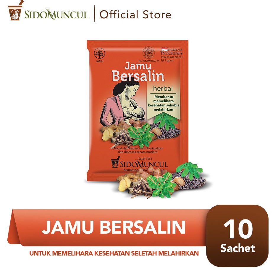 

Ready Stok Sido Muncul Jamu Bersalin 10's Herbal - Setelah Melahirkan Serba Murah