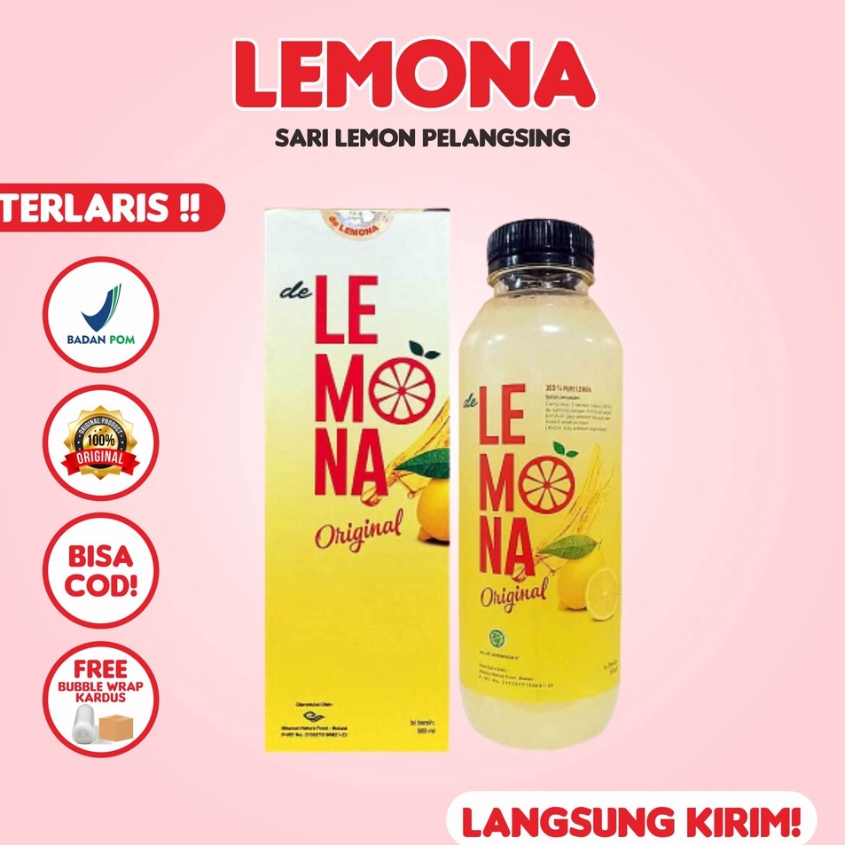 

Lemona Sari Lemon [Free Bonus] Original Diet Detox Pelangsing Alami Halal