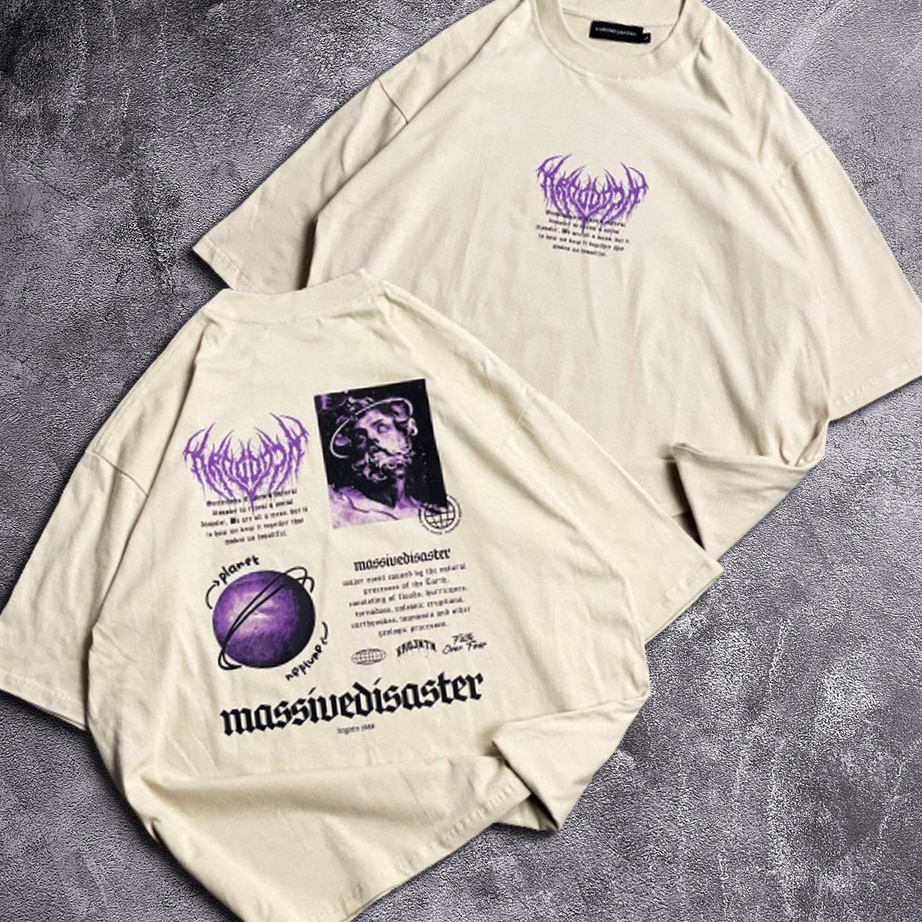 Buruan Beli BAJU KAOS OVERSIZE / OVERSIZE T-SHIRT "massive"