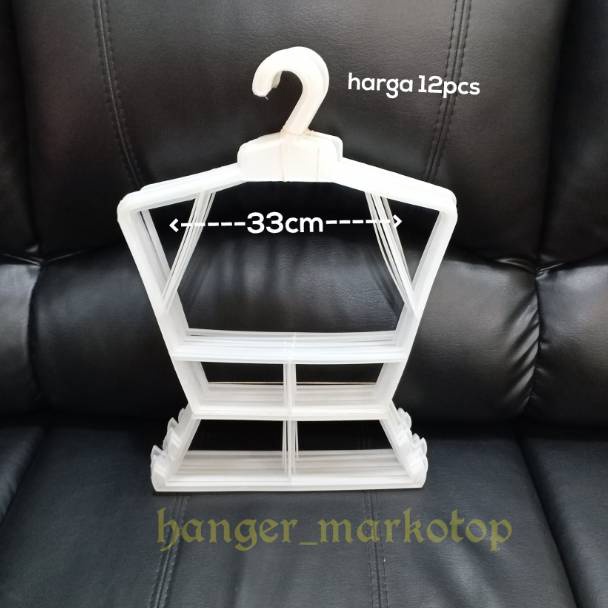 Readystock Hanger layang 07  ukuran m/hanger setelan anak/harga perlusin 12pcs f Premium ★★★.