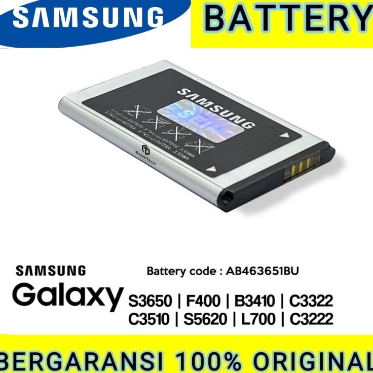 LYMS4545 Ready Stok  Baterai Original Samsung B3410 / C3322 / S3650 / C3222 / L700 / F400 / S5620 10