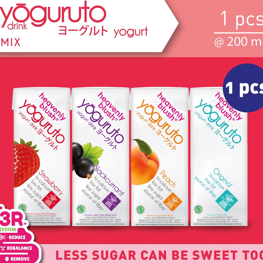 

Harga Murah Yogurt Heavenly Blush Yoguruto [1 pcs x 180 ml] ➧➣✩✸