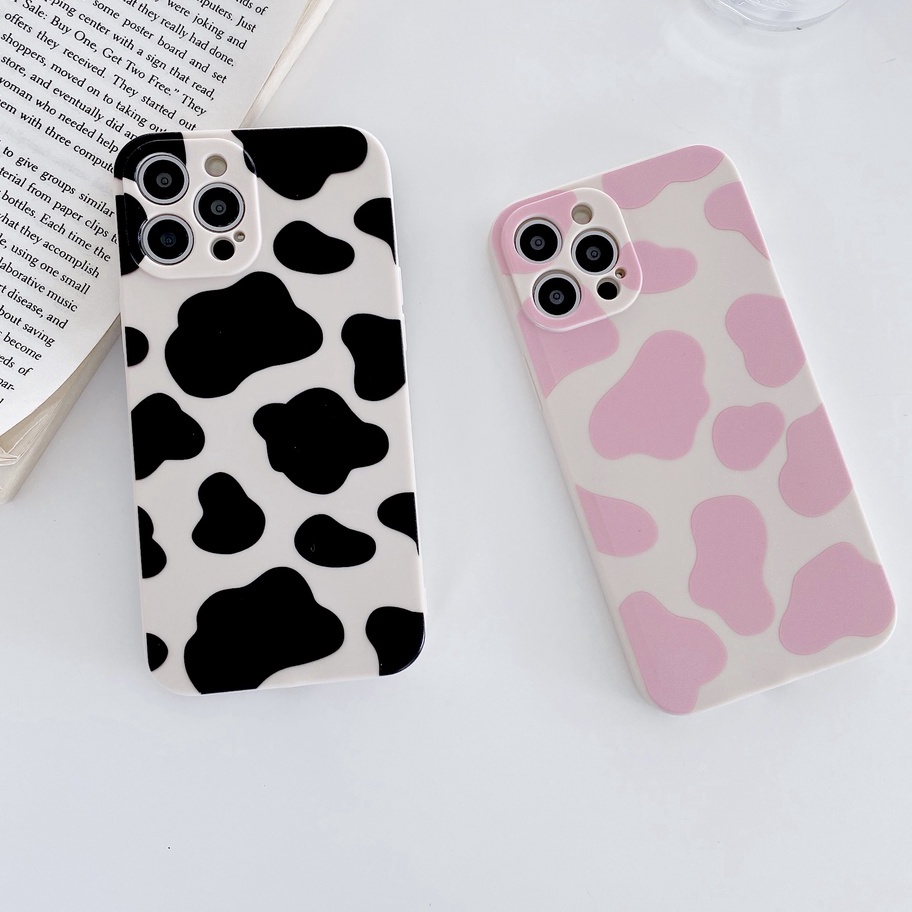 ➘✣✰ Xiaomi Redmi Note 5 5A 7 6 8 9 10 10s 11 12 PRO 4G 5G Soft Case Motif Kulit Sapi Silikon Casing 