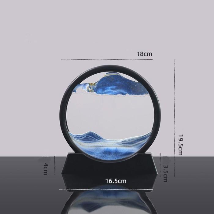 Jam Pasir 3D/Lukisan Pasir Hisap/Moving Sands Picture/Moving Sandscape