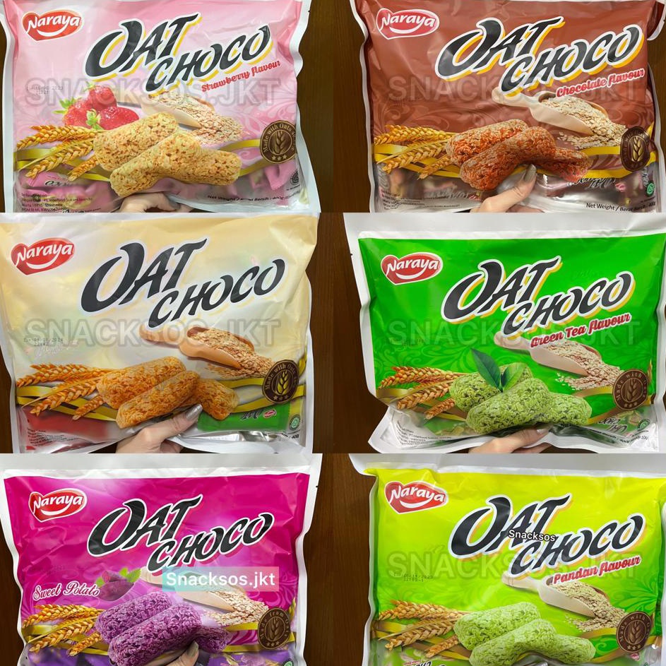 

NARAYA OAT CHOCO CHOCOLATE / GREENTEA / PANDAN / STRAWBERRY / SWEET POTATO 400g