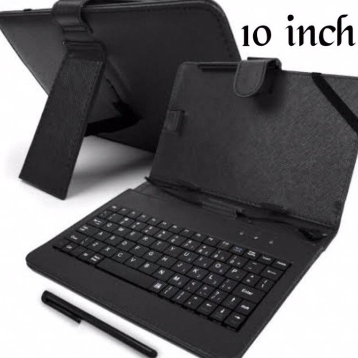 Keyboard case tablet 10” / Sarung tablet 10inch / Case keyboard tablet universal