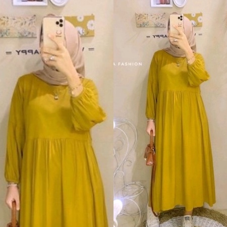 ➣✷✮ Long tunik jumbo import katun rayon twill motif polos busui friendly / Tunik wanita terbaru jumb