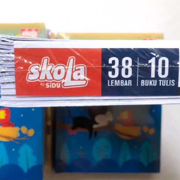 

FSHK0900 COD✔ BUKU TULIS SKOLA BY SIDU ISI 38 LEMBAR