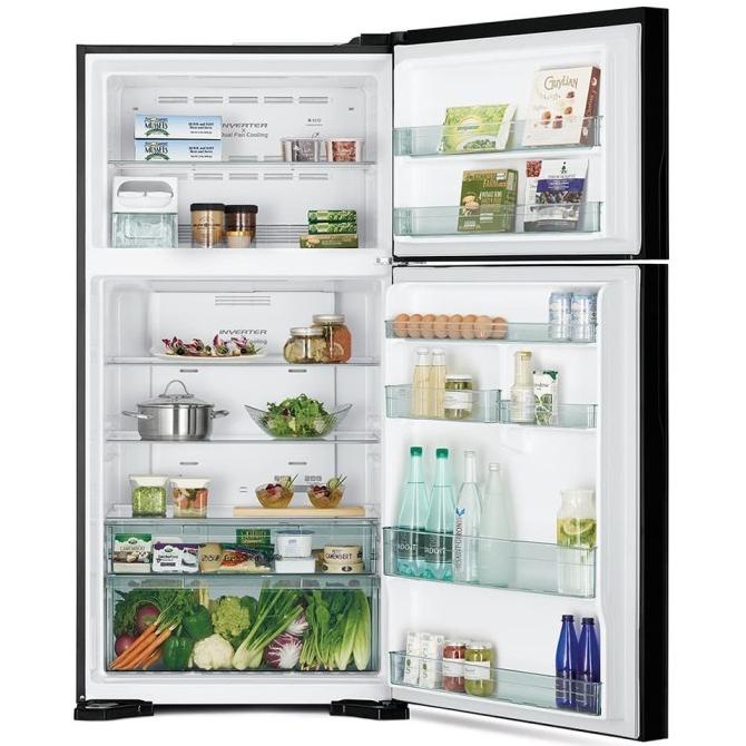 Kulkas ( Refrigerator ) Hitachi R-VG61PGD7 Glass RVG61PGD7