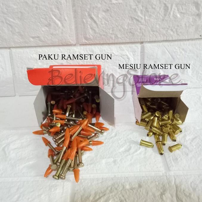 Paku Ramset Gun + Mesiu Ramset Gun PREMIUM