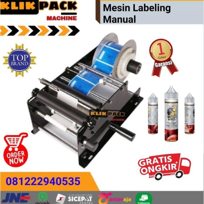 

Mesin Labeling Manual / Mesin Tempel Sticker Produk Manual