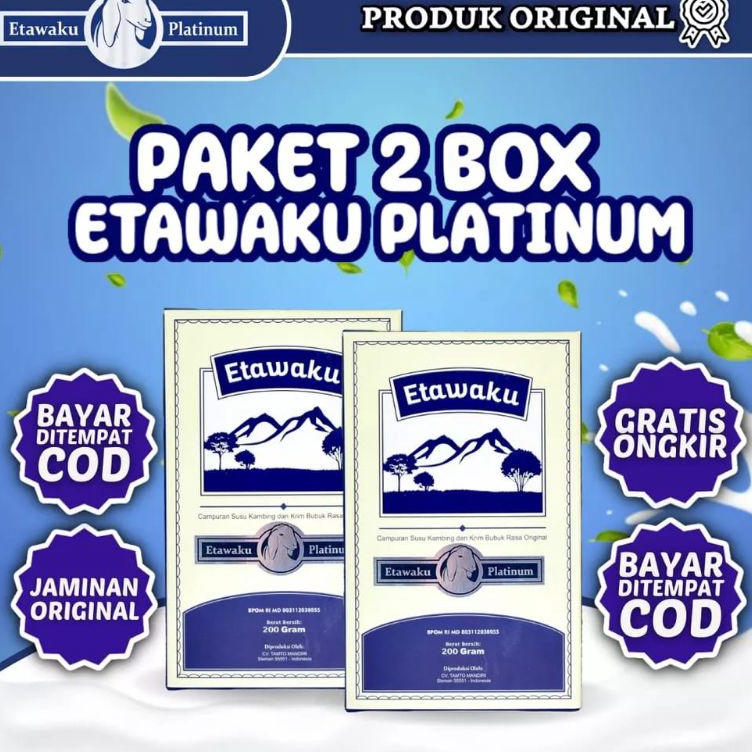 

QZMV9922 Terlaku... ETAWAKU PALTINUM ASLI PROMO 2 BOX MENJAGA KESEHATAN TUBUH ETAWAKU