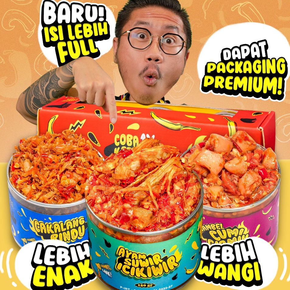 

WSYK8898 Ready Stok Eatsambel - Paket Favorit Mas Yangun