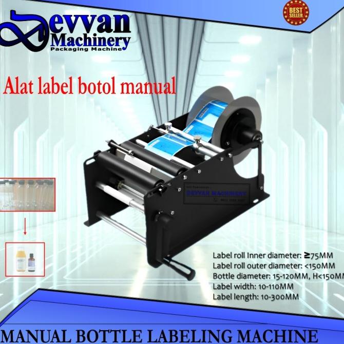 

Mesin label botol manual bottle labeling tempel sticker label