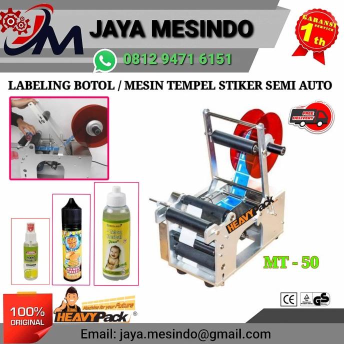 

Mesin labeling botol MT-50/Mesin tempel stiker