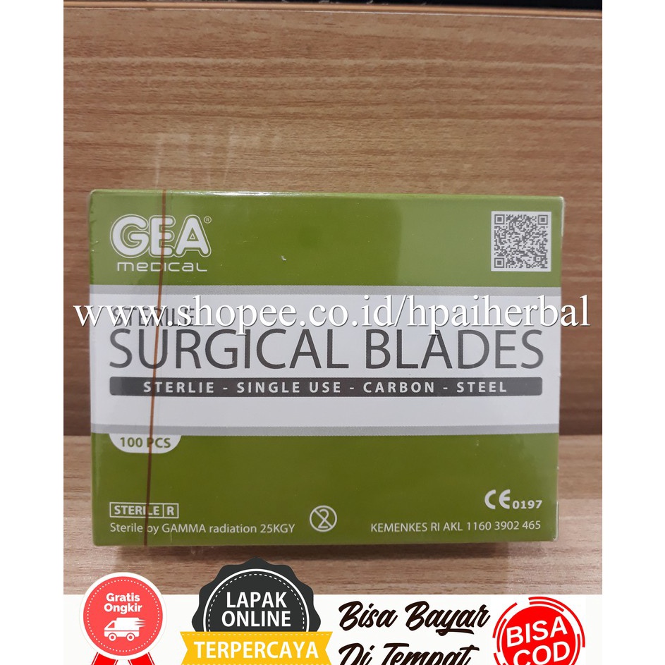 Hot Sale Pisau Bedah GEA no 11 / Surgical Blade / Bisturi / Mata Pisau / Pisau Bekam