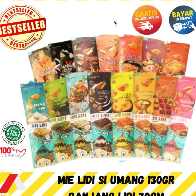 

DQFT6512 9.9 BRANDS FESTIVAL MIE LIDI SI UMANG KEMASAN KERTAS 130gr SALE MURAH FREE BUBBLEWRAP