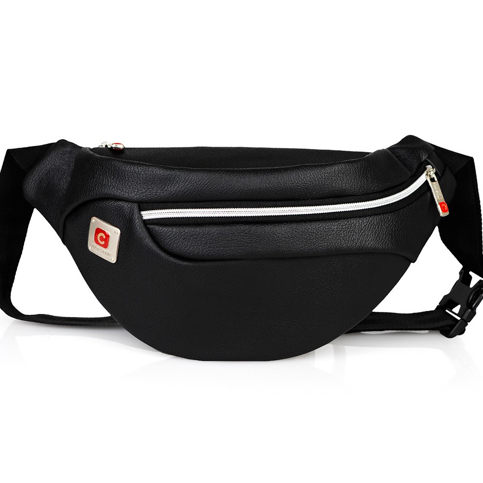 ➥❇❋ Tas Selempang Polo Crown Original Import Slempang Kulit Slempang Pria Anti Air Waist Bag Terbaru