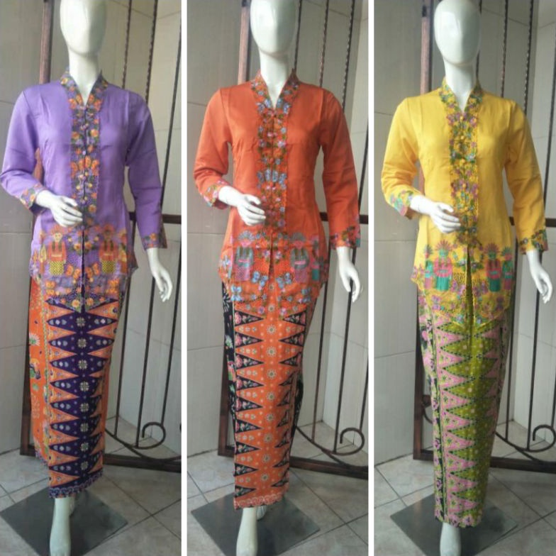 zmn-71 Kebaya Encim Lengan Panjang  Kebaya Encim Modern Kebaya Encim Jumbo Kebaya Encim Bordir Kebay