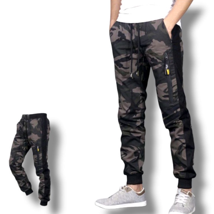 Promo Celana jogger pria camo army loreng