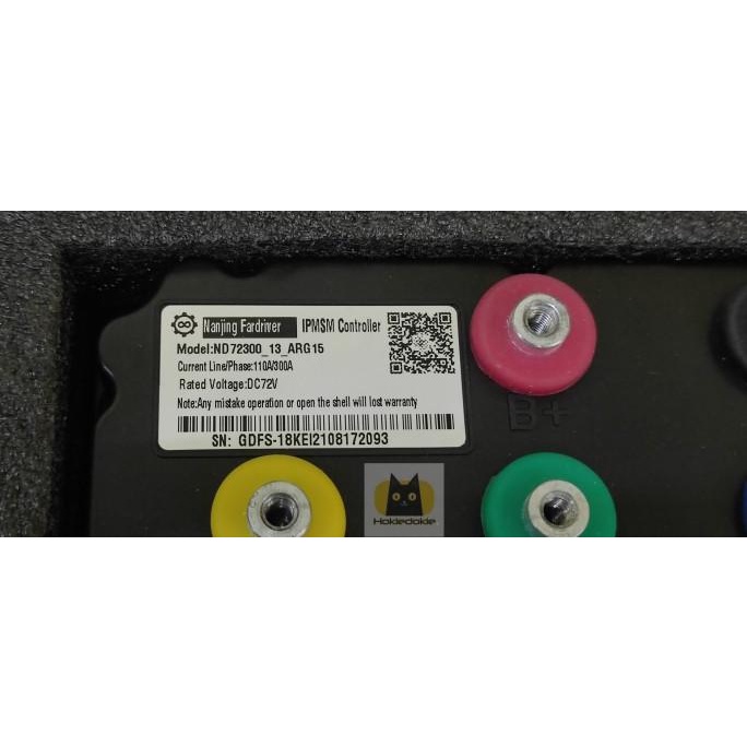 Nanjing Fardriver ND72300 BLDC sepeda motor listrik programmable
