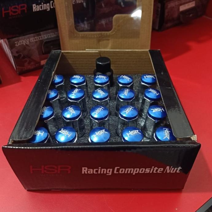 Lugnut Mur Baut Roda Variasi Velg Racing Mobil murah HSR 1,5 keren