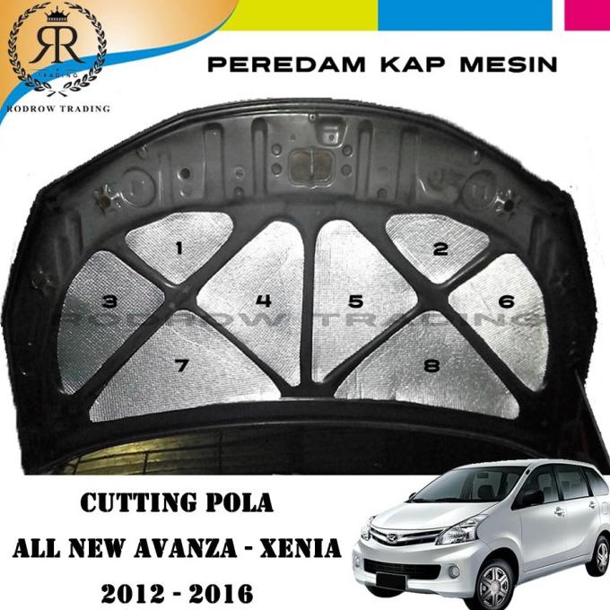 Peredam Kap Mesin Mobil Avanza 2016 / Cutting Pola Mesin Mobil Avanza