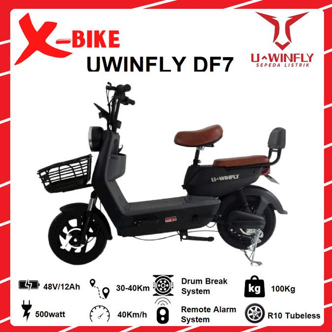 Uwinfly sepeda listrik DF7