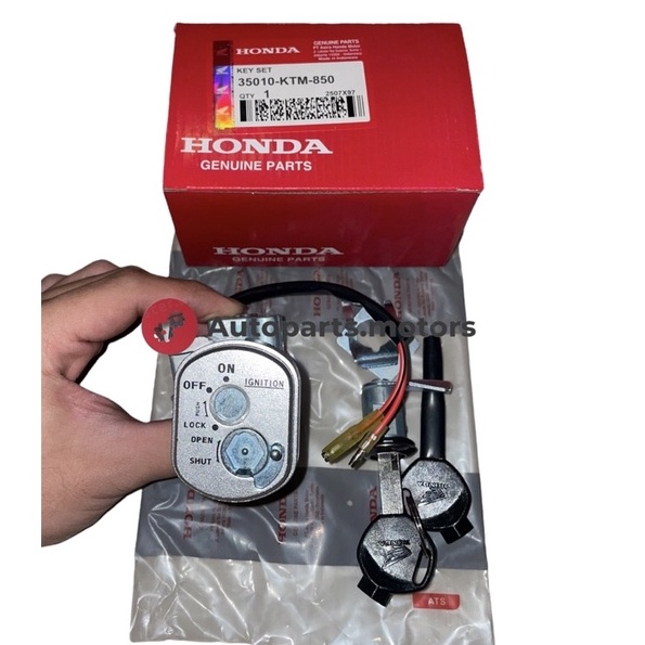 Nc KUNCI KONTAK SET + KUNCI JOK SUPRA X 125 KARBU LAMA CODE KTM ✵ R ☣