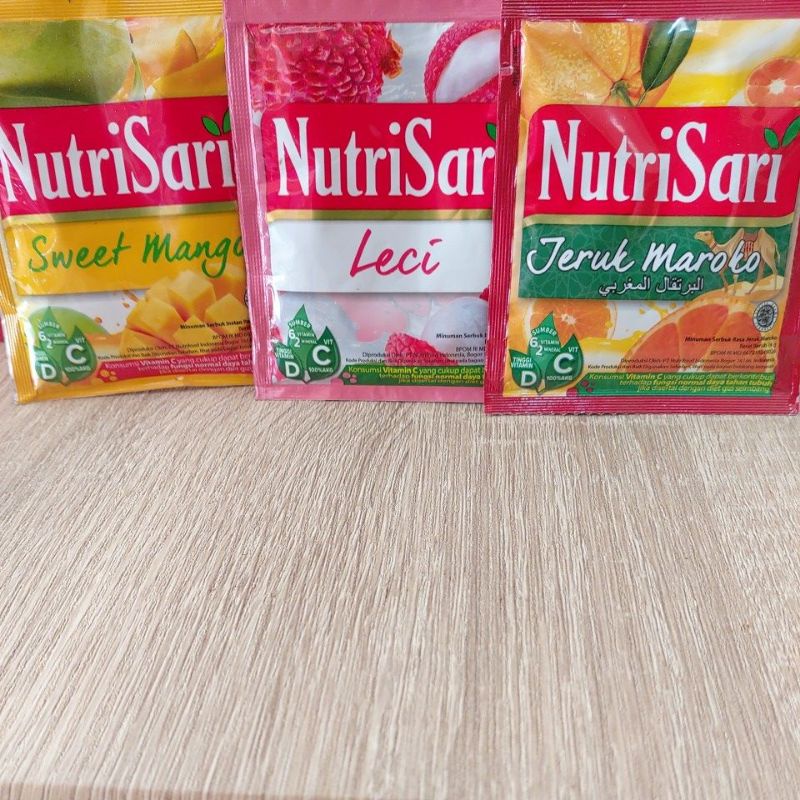 

NutriSari Sachet (harga per pc)