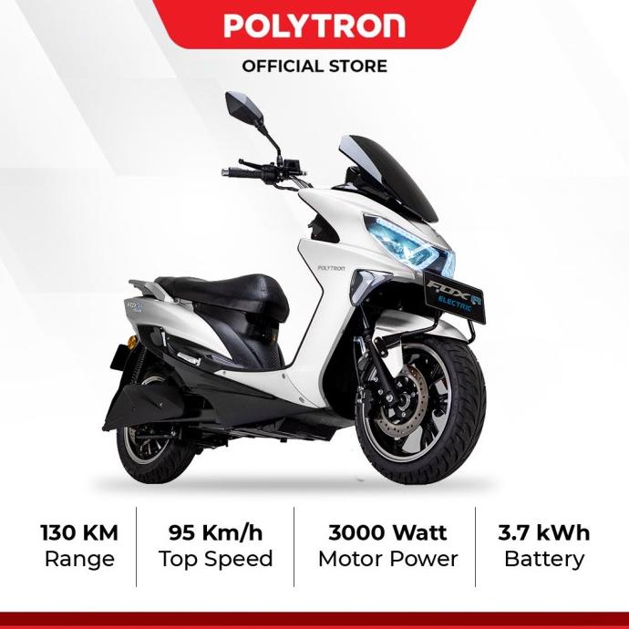 POLYTRON Fox R Electric Sepeda Motor Listrik - OTR Jabodetabek