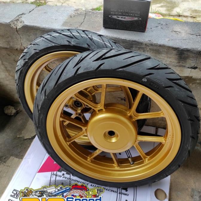 Velg racing Vario 125 dan Vario 150 14 tapak lebar 250 300 plus ban