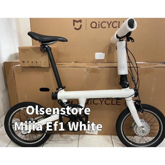 Qicycle Xiaomi Sepeda Lipat Listrik Versi Eropa - Black
