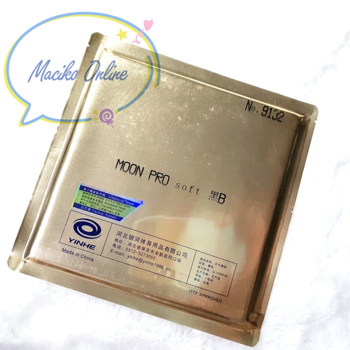 Terlaris Yinhe Moon Pro ~ Karet Bet Pingpong Tenis Meja Yinhe Moon Pro