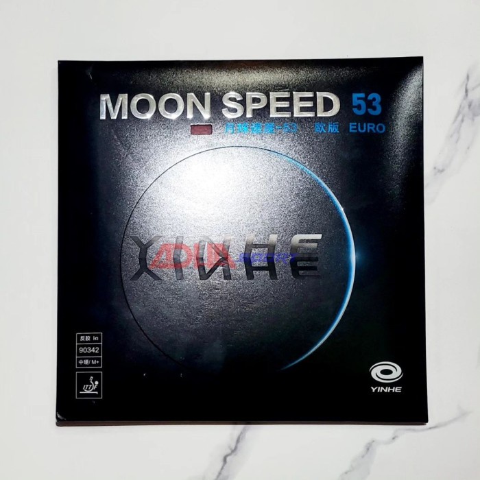 Terlaris Karet Pingpong Yinhe Moon Speed 53 Euro Rubber Tenis Meja Original