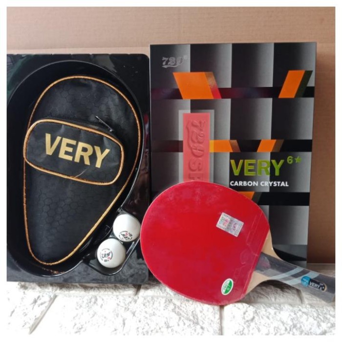 Terlaris 729 Very 6 Carbon Crystal - Bet Pingpong Friendship Ritc 729